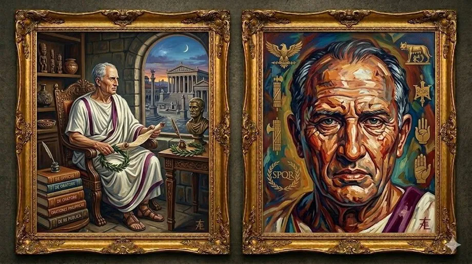 Marcus Tullius Cicero — illustrated portrait