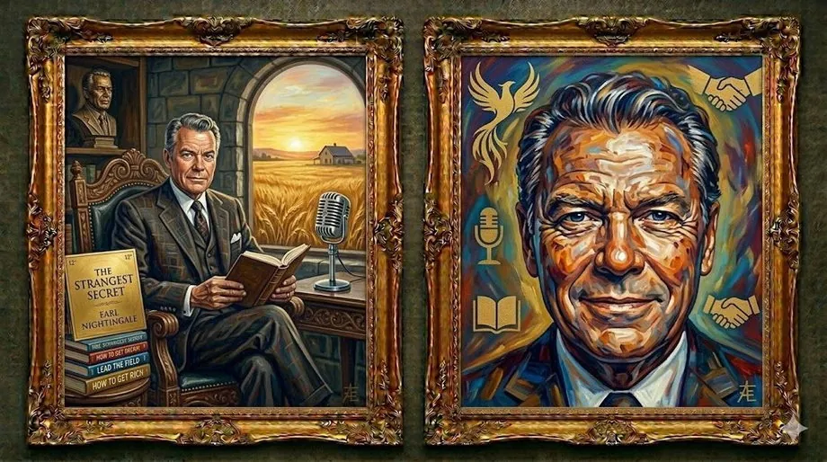 Earl Nightingale — illustrated portrait