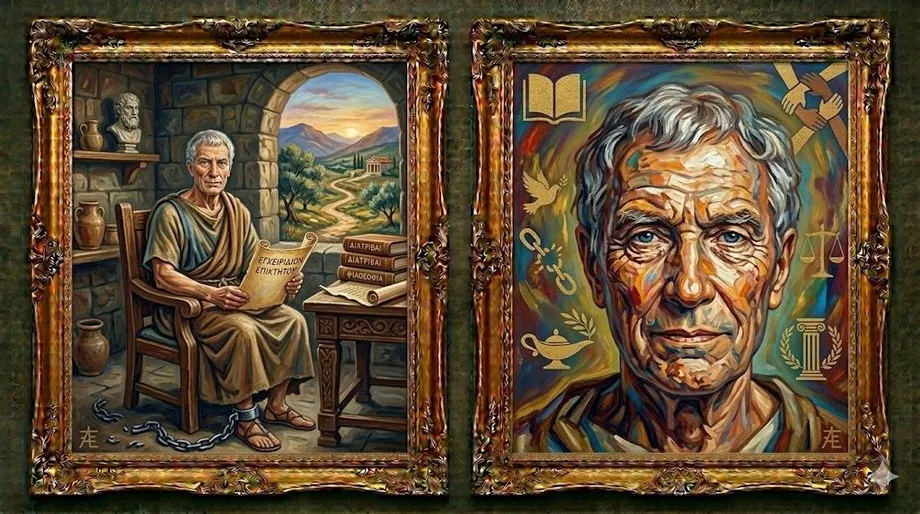 Epictetus — illustrated portrait