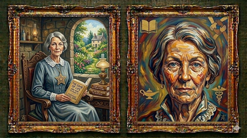 Florence Scovel Shinn — illustrated portrait