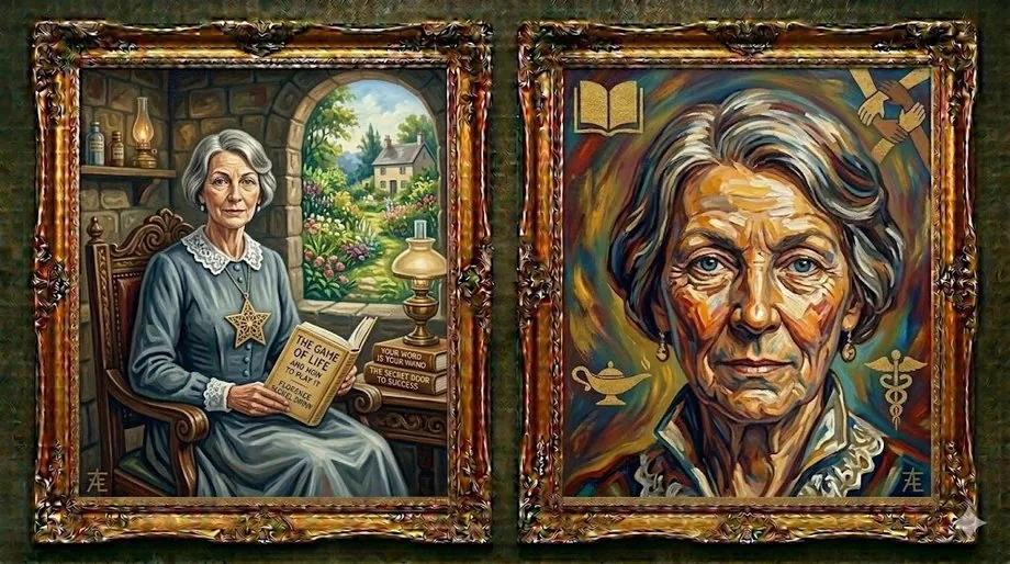 Florence Scovel Shinn — illustrated portrait