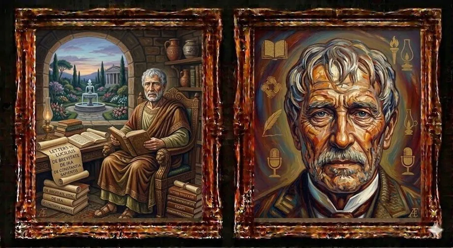 Seneca — illustrated portrait