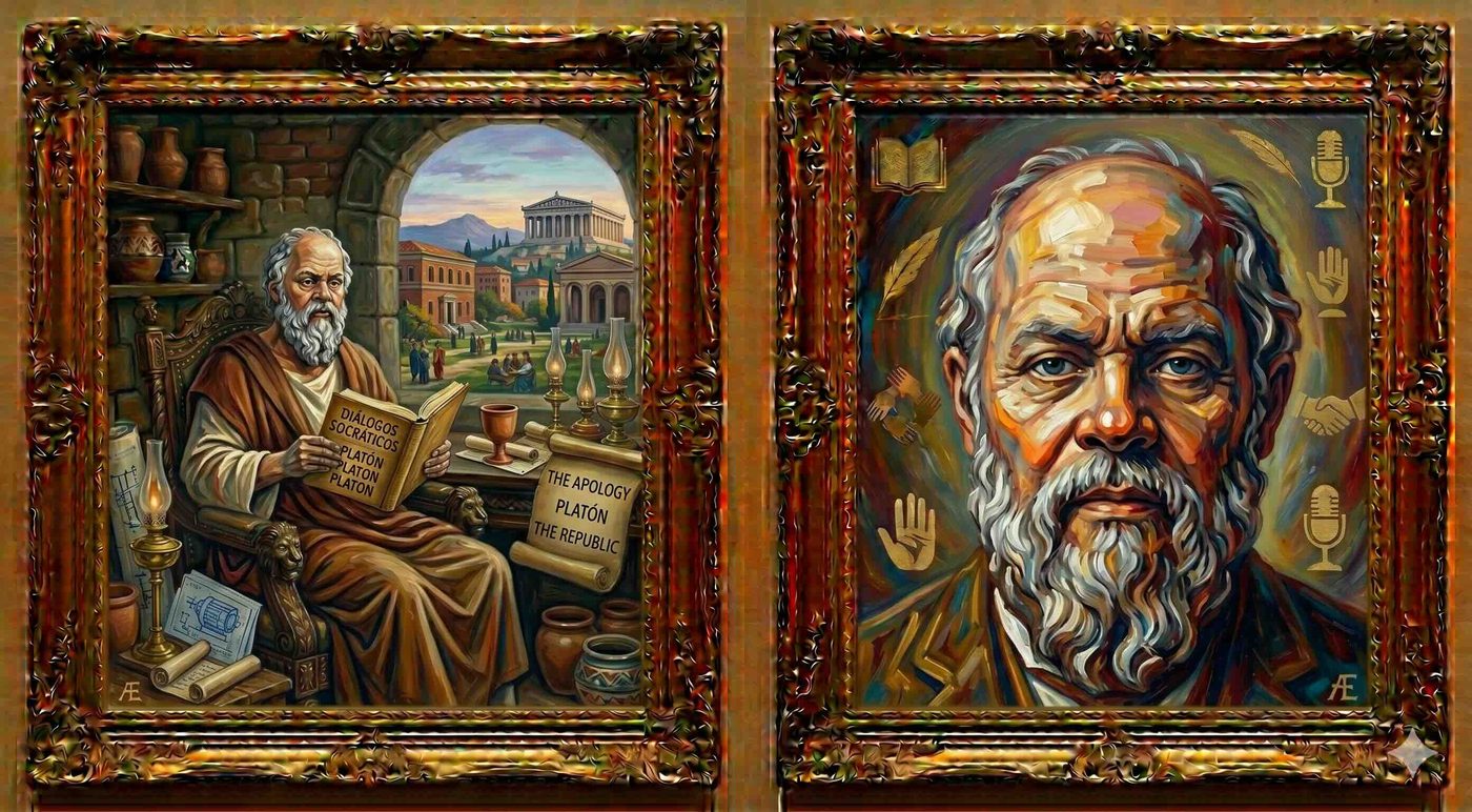 Socrates — illustrated portrait