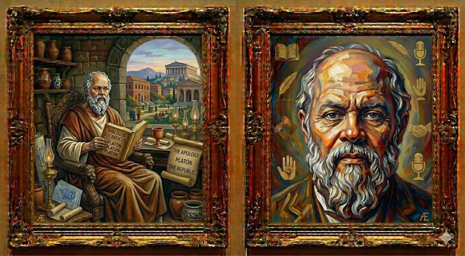 Socrates — illustrated portrait