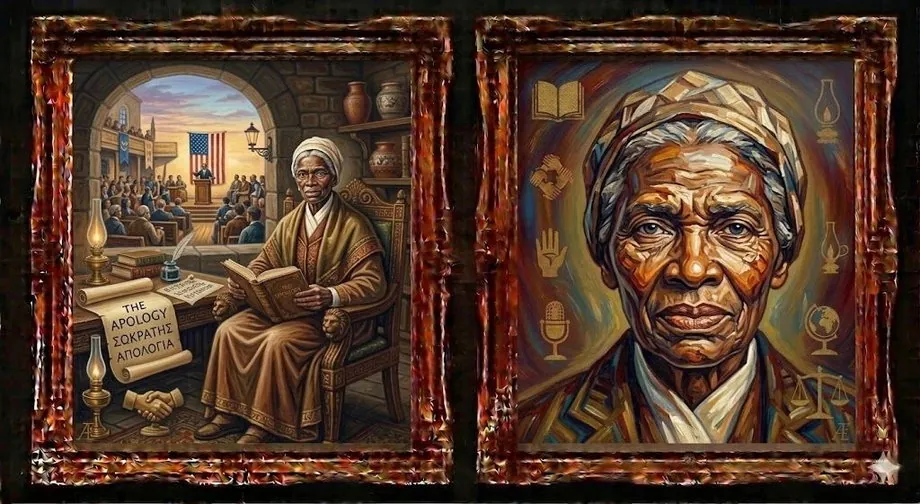Sojourner Truth — illustrated portrait