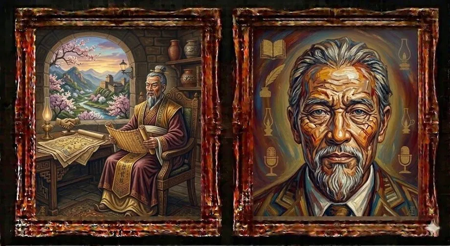 Sun Tzu — illustrated portrait
