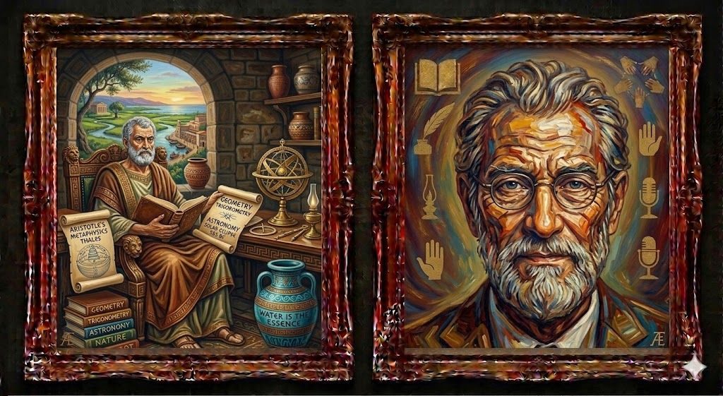 Thales of Miletus — illustrated portrait