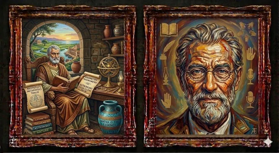 Thales of Miletus — illustrated portrait