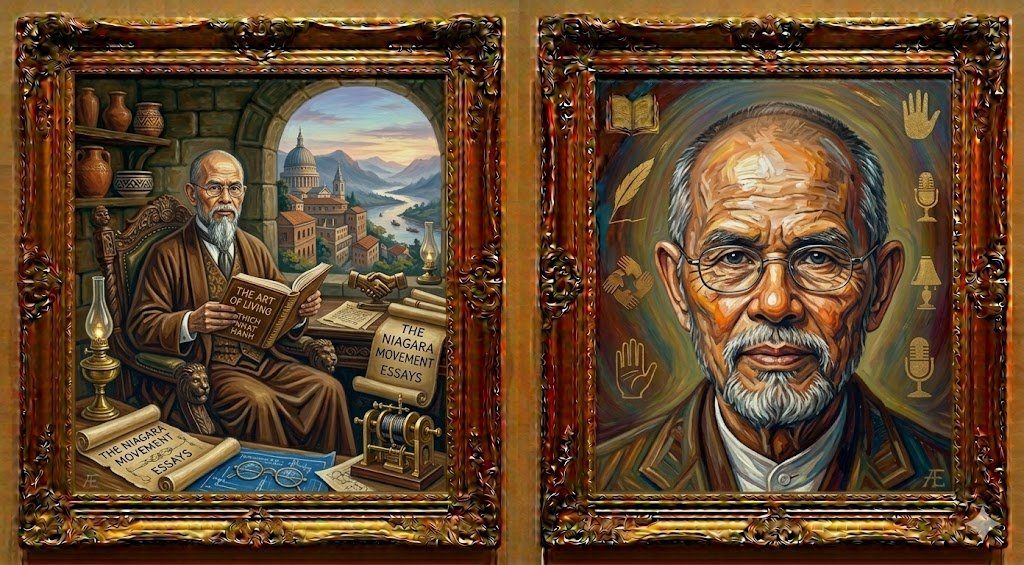 Thich Nhat Hanh — illustrated portrait