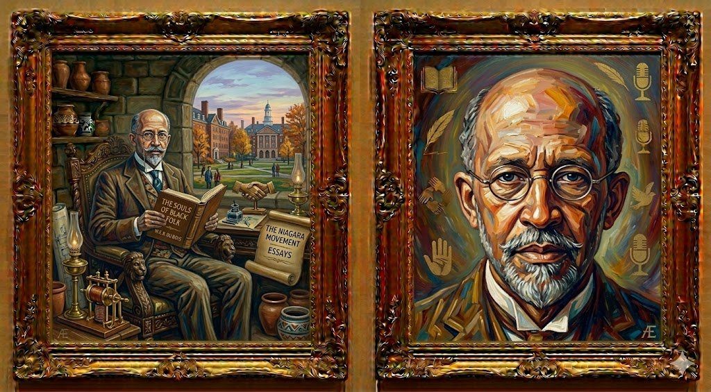 William James — illustrated portrait